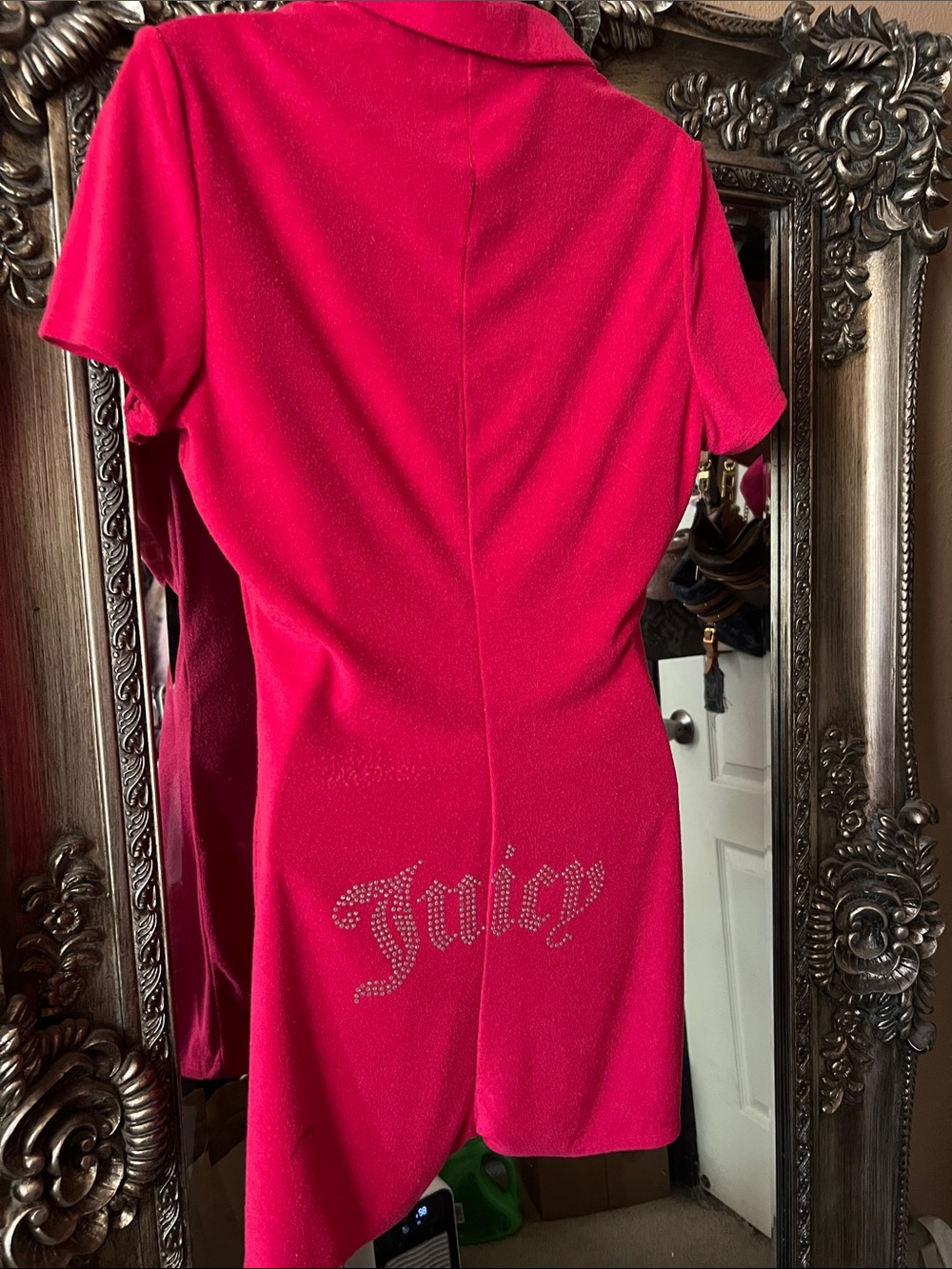 Juicy Couture Hot Pink Short-Sleeve Button-Front Shirt